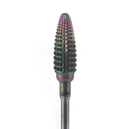 Фреза карбід-вольфрамова твердосплавна Nail Drill для зняття гель-лаку "Кукурудза" - F0615P(S) medium, фото 1