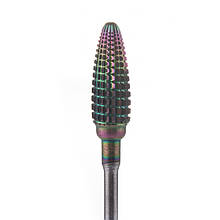 Фреза карбід-вольфрамова твердосплавна Nail Drill для зняття гель-лаку "Кукурудза" - F0615P(S) medium