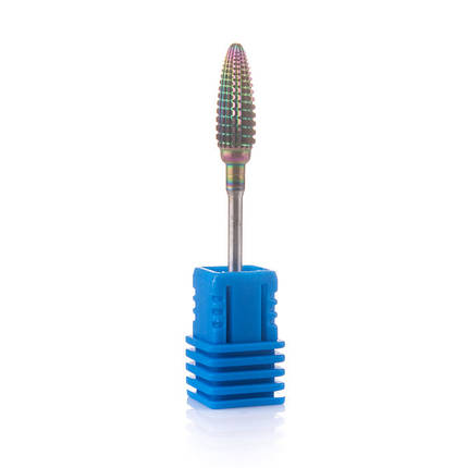 Фреза карбід-вольфрамова твердосплавна Nail Drill для зняття гель-лаку "Кукурудза" - F0615P(S) medium, фото 3