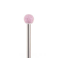 Фреза корундовая Nail Drill для маникюра и педикюра (Шарик) 45-14, диаметр 7 мм, розовая