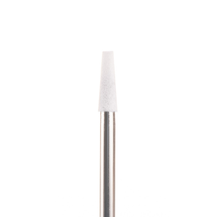 Фреза корундова Nail Drill для манікюру і педикюру (усічений Конус) 45-43, діаметр 2,5 мм, біла