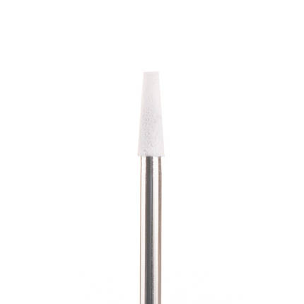 Фреза корундова Nail Drill для манікюру і педикюру (усічений Конус) 45-43, діаметр 2,5 мм, біла, фото 1