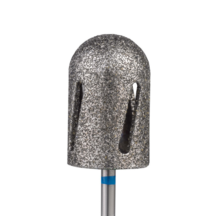Насадка алмазна Nail Drill Twister для педикюру - 120 15 діаметр 13 мм, синя