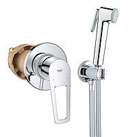 Смеситель для гигиенического душа GROHE QuickFix BauLoop UA202406QF скрытый хром латунь CV030609