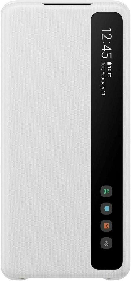 Оригінальний чохол Samsung Clear View Cover White для Galaxy S20 FE SM-G780
