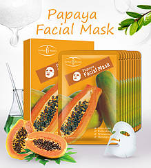 Тканинна маска з екстрактом папайї антивікова Aichun Beauty Papaya, 25 ml