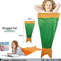 Ковдра — плед Snuggie Tails для дітей, жовта русалка