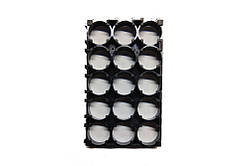 Кронштейн для акум. блока 18650 3х5р. - 18,4мм.