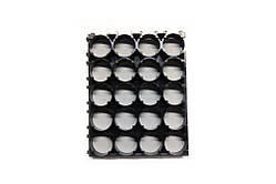 Кронштейн для акум. блока 18650 4х5р. - 18,4мм.