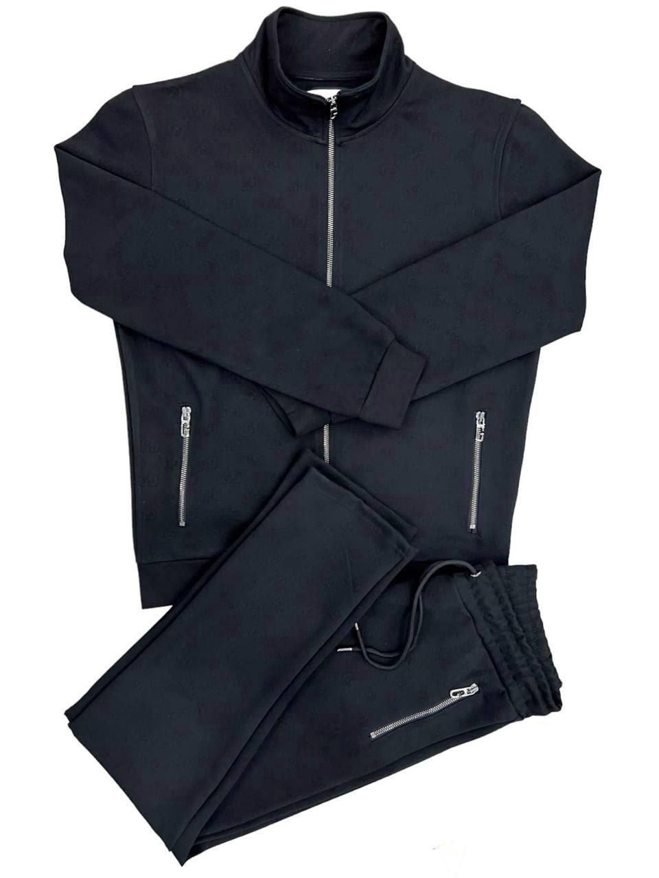 Чоловічий спортивний костюм Gucci CK5270 чорний L, фото 1