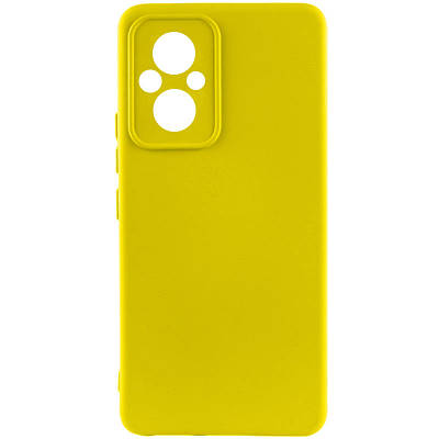 Чохол Silicone Cover Lakshmi Full Camera (A) для Xiaomi Poco M5 Full camera, Жовтий/Flash