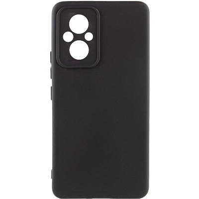 Чехол Silicone Cover Lakshmi Full Camera (A) для Xiaomi Poco M5 Full camera, Чорний / Black