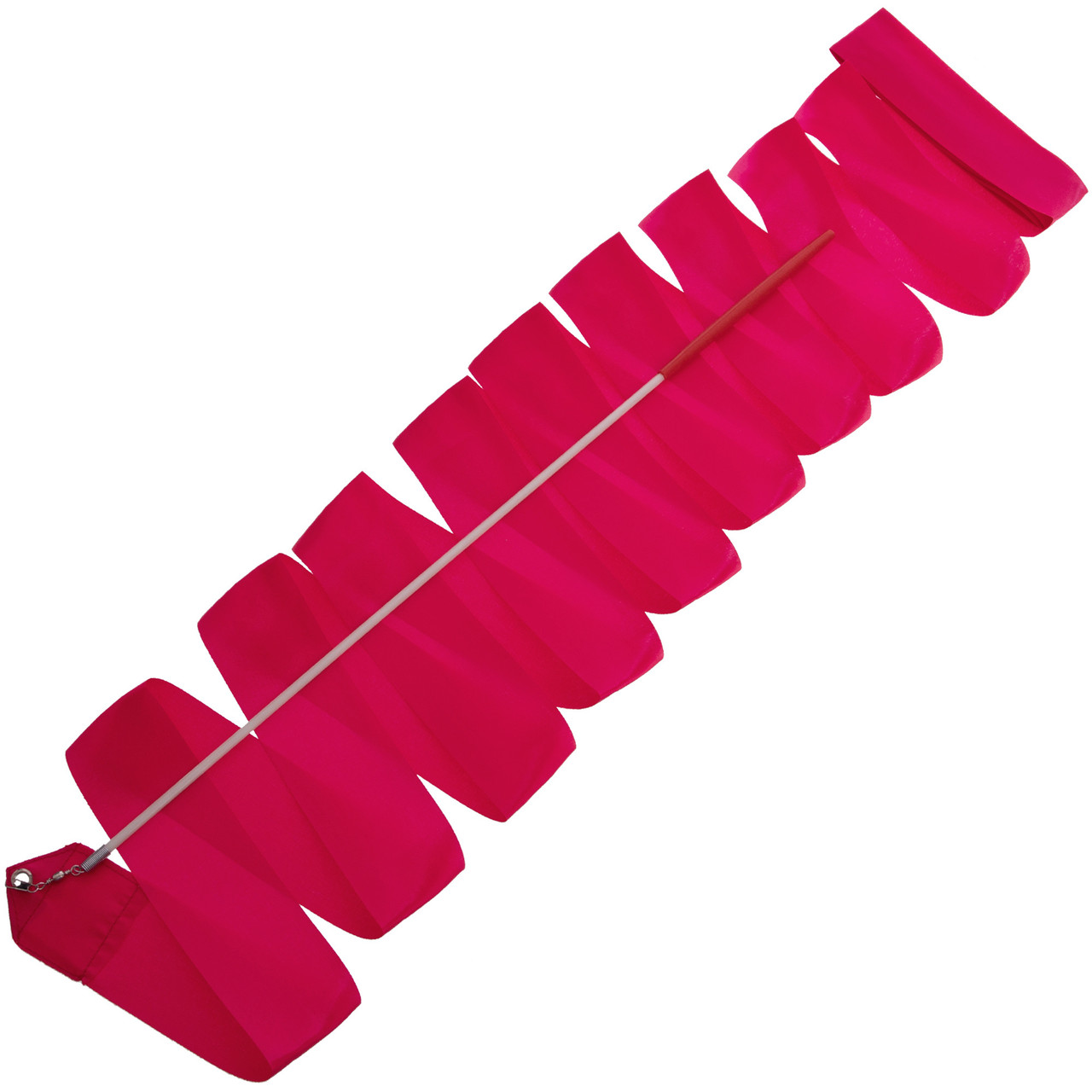 Стрічка для художньої гімнастики з паличкою Zelart 7152 довжина 4 м Fuchsia, фото 1