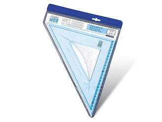 Трикутник пластиковий SX-0014 (30 див.-45°x45°)