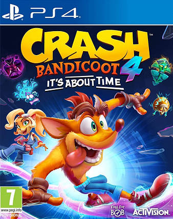Гра для ігрової консолі Play Station 4, Crash Bandicoot 4: It's About Time (БУ), фото 1