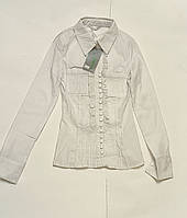 Женская блуза- рубашка женская Kalicyu - белая классика