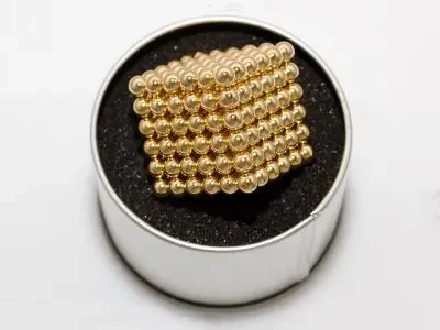 Конструктор-головоломка Neocube 216 кульок Золото, Іграшка «Неокуб»