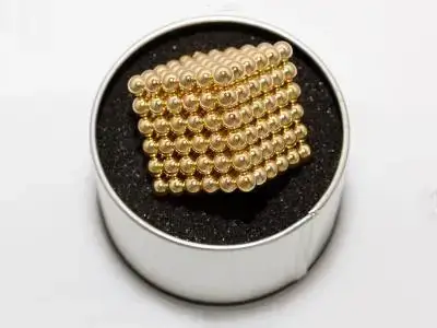 Конструктор-головоломка Neocube 216 кульок Золото, Іграшка «Неокуб», фото 1