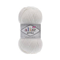 Пряжа Alize Extra(Екстра) -  55 білий