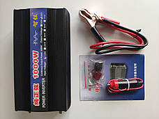 Інвертор перетворювач напруги Smart String 1000W DC 12V в AC 220V чиста синусоїда LED екран, фото 4