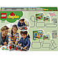 Lego Duplo лего дупло конструктор Залізний міст і рейки 10872, фото 5