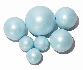 Шоколадні сфери блакитні перламутрові