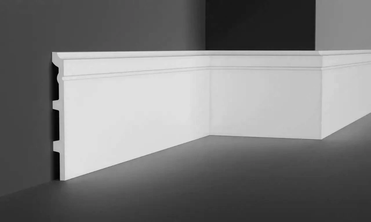 Плінтус підлоговий Gaudi CR3246 (16х1,5)см, довжина 2м, фото 1