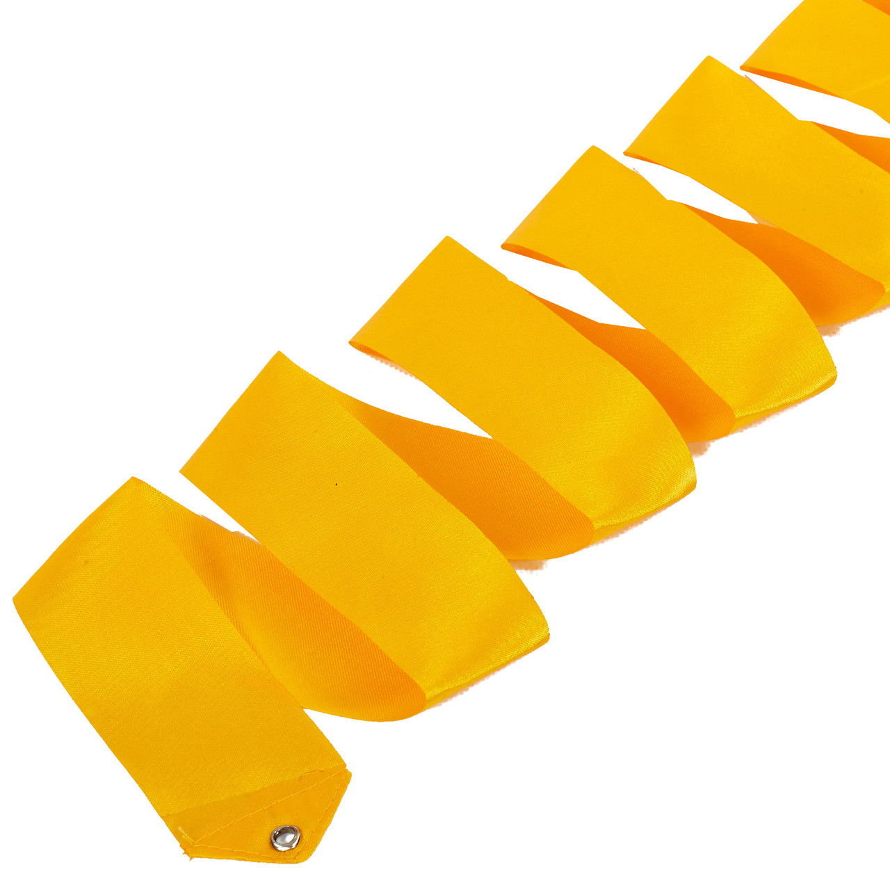 Стрічка для художньої гімнастики без палички Zelart 5517 довжина 6 м Light Orange, фото 1