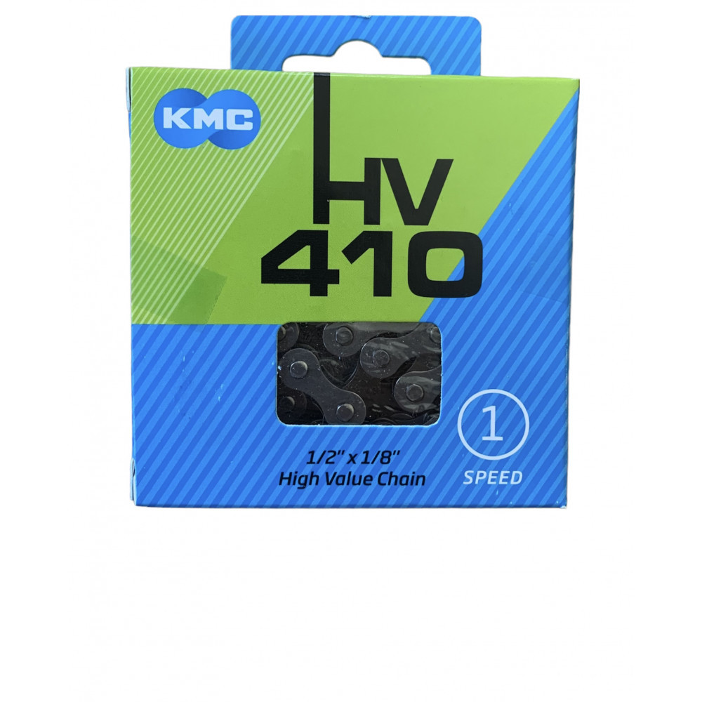 Ланцюг KMC HV410 Gray/Brown 1/2 X 1/8 112 ланок з замком в боксі , оригінал