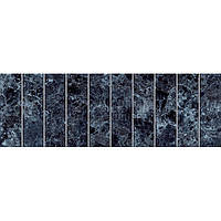 Настенная керамическая плитка под камень Cersanit Lenox Blue Structure Glossy 200x600 (темно-синий, глянцевая)