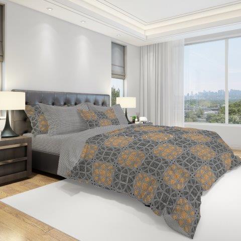 Комплект постільної білизни геометрія полуторка