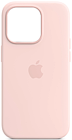 Силиконовый чехол iPhone 14 Pro Apple Silicone Case - Chalk Pink OEM отличный