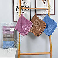 Набір кухонних рушників мікрофібра 5 шт 35х75 Кофе