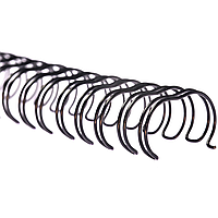 Пружины для переплета металлические wireMARK 9.5 мм, 3:1, черные 100 шт