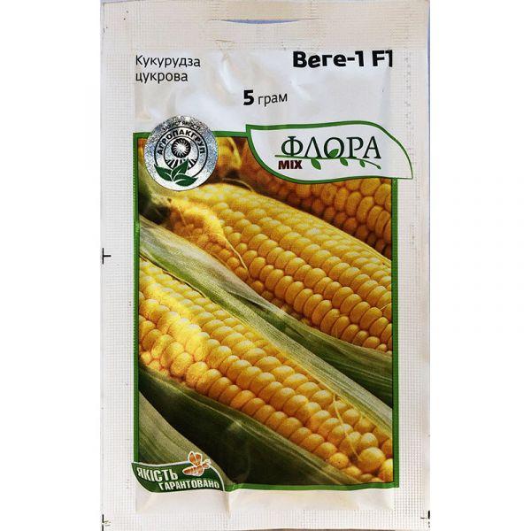 Насіння кукурудзи цукрової, ранньої "Веге-1" F1 (5 г) від "Мнагор", Україна, фото 1