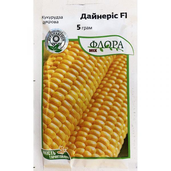 Насіння кукурудзи цукрової, ультраранньої "Дайнеріс" F1 (5 г) від "Мнагор", Україна