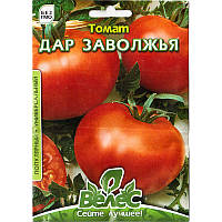 Насіння томату раннього, для відкритого грунту, низькорослого "Дар Заволжя" (1,5 г) від ТМ "Велес"