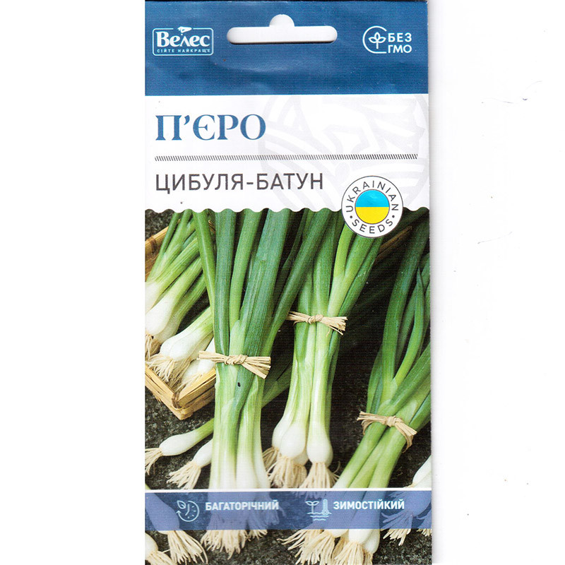 Насіння цибулі-батуна "П'єро" (1 г) від ТМ "Велес"