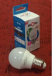 Лампочка світлодіодна E27 6W 4500К (білий нейтральний). Biom BT-564, фото 3