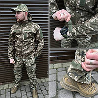Костюм тактичний SoftShell Combat Tactical Піксель ЗСУ, Тактичний костюм Софтшелл Піксель ЗСУ (46-56 р.)