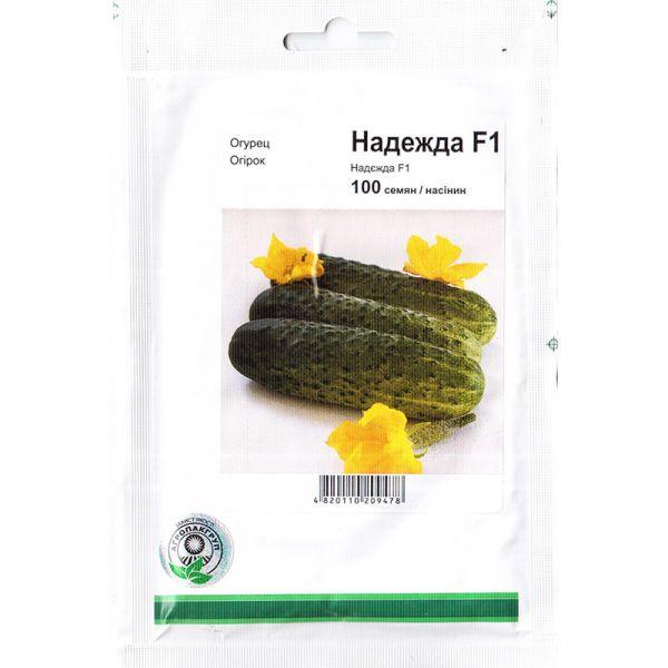 Насіння огірка самозапильного, ультрараннього "Надєжда" F1 (100 насінин) від Seminis, Голландія, фото 1