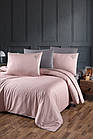Комплект постільної білизни сатин delux First Choice євро розмір Timeless Powder