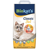 Наповнювач гігієнічний бентонітовий Biokat's Classic 3in1 для котів 18 л