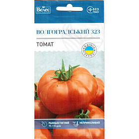 Насіння томату раннього, низькорослого, для відкритого грунту "Волгоградський 323" (0,3 г) від ТМ "Велес"