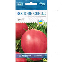 Насіння томату високорослого, для відкритого грунту і теплиць "Волове серце" (0,15 г), ТМ "Велес"