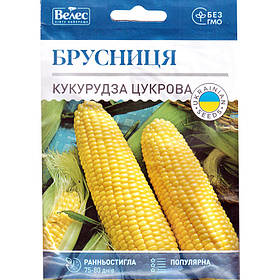 Насіння кукурудзи середньостиглої, цукрової "Брусниця" (30 г) від ТМ "Велес"