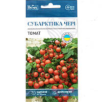 Насіння томату ультраранньогго, низькорослого, для відкритого ґрунту та кімнати "Субарктика" (0,15 г) від ТМ "Велес"