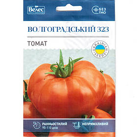 Насіння томату раннього, низькорослого, для відкритого грунту "Волгоградський 323" (1,5 г) від ТМ "Велес"