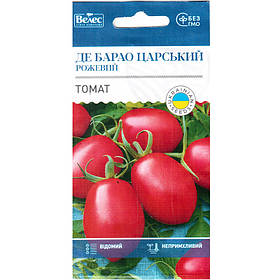 Насіння томату високорослого, придатного для засолювання "Де Барао царський рожевий" (0,15 г) від ТМ "Велес"