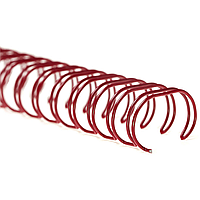Пружины для переплета металлические wireMARK ELITE 7.9 мм, 3:1, красные 100 шт